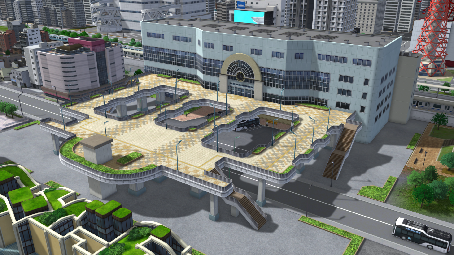 ゲーム画面_スマートな街並み3