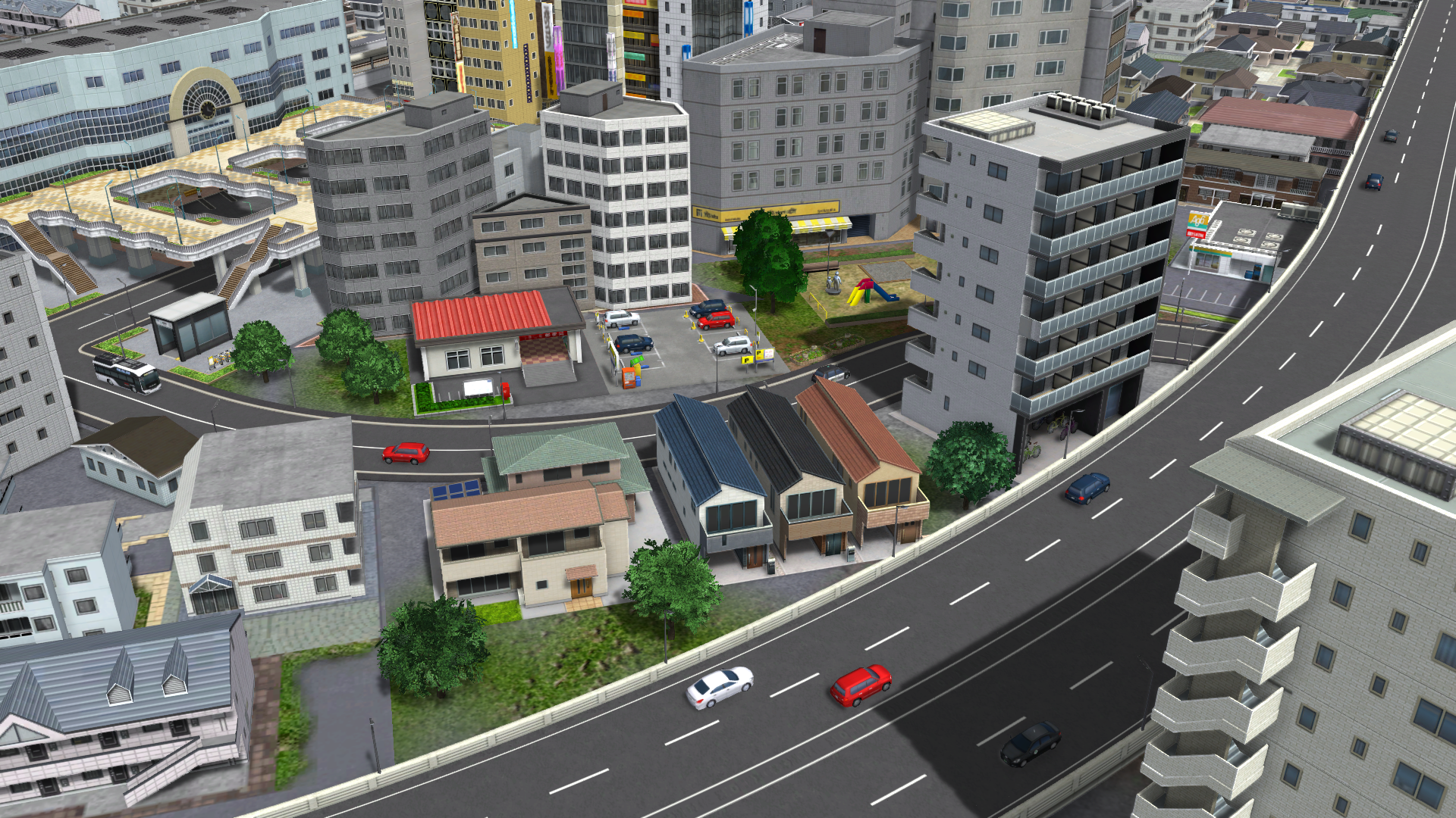隙間を埋める建物